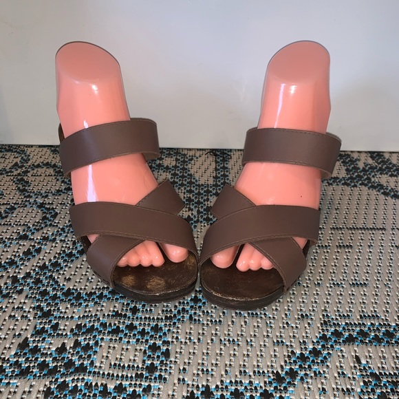 Sole Purpose Shoes Sole Purpose Made In Italy Sz 7 Wood Sandals